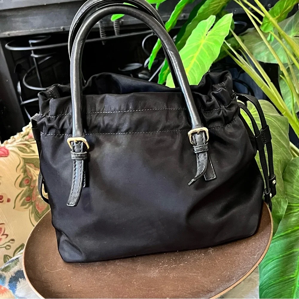 Kate Spade New York Westbury Black Nylon Drawstring Bag